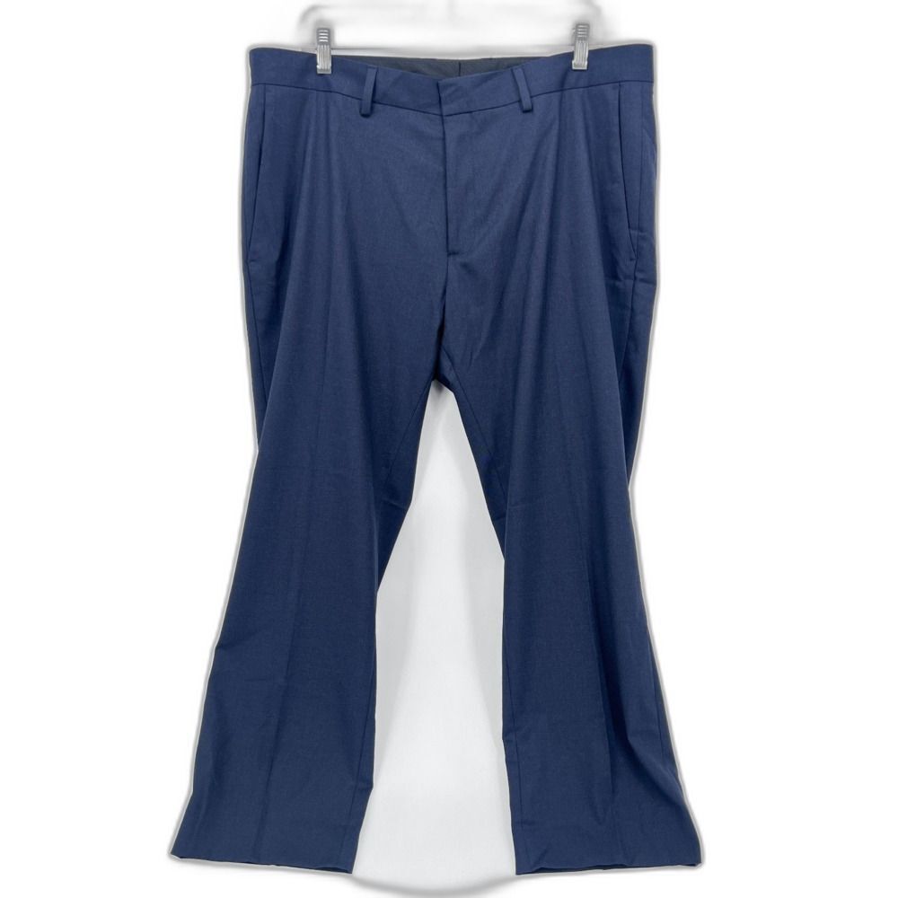 Kenneth Cole Reaction Navy Blue Basic Classic Dress Pants Mens Size 38x26**